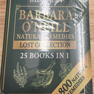 Green and Gold Natural Remedies Book Collection
